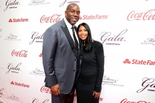 Magic and Cookie Johnson recently celebrated 25 years of marriage (Getty Images)